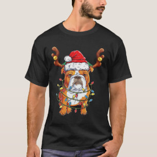 English Bulldog Reindeer Funny Christmas Essential T-Shirt