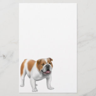 English Bulldog Stationery