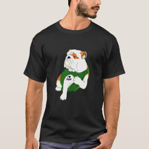 English Bulldog Tattoo I Love Mum Dog T-Shirt