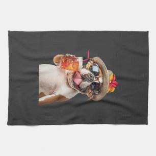 English Bulldog Tea Towel