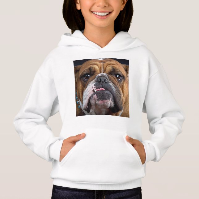 English Bulldog  Throw Pillow (Front)