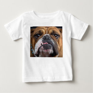 English Bulldog Throw Pillow Baby T-Shirt