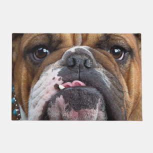 English Bulldog  Throw Pillow Doormat