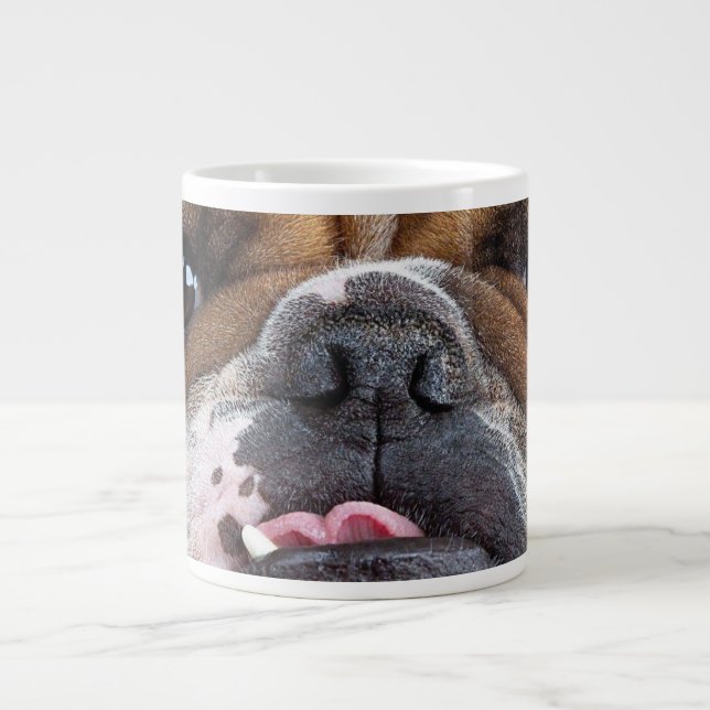 English Bulldog  Throw Pillow Large Coffee Mug (Front)
