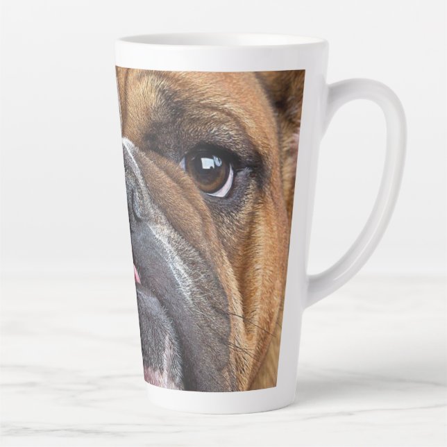 English Bulldog  Throw Pillow Latte Mug (Right)