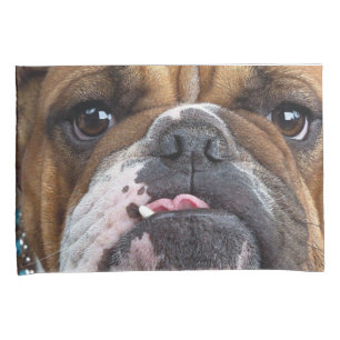 English Bulldog Throw Pillow Pillowcase