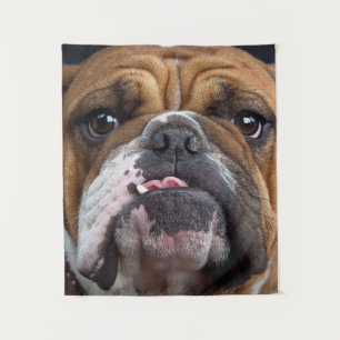 English Bulldog  Throw Pillow Tapestry
