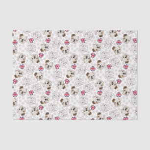 English Bulldog & Union Jack Tissue Paper