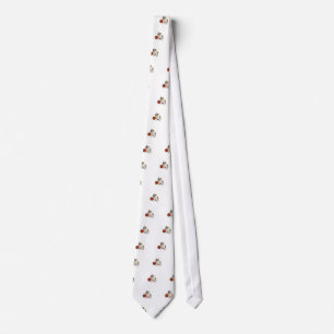 English Bulldog with Basketball Tie