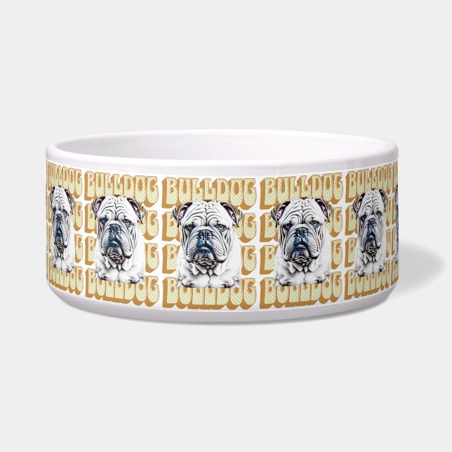 English Bulldog with Retro Font (Front)
