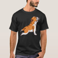 English Bulldog Yoga Dog Lover Namaste Funny Women