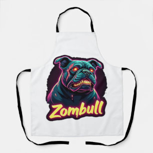 English Bulldog Zombie Dog Halloween Essential T-S Apron