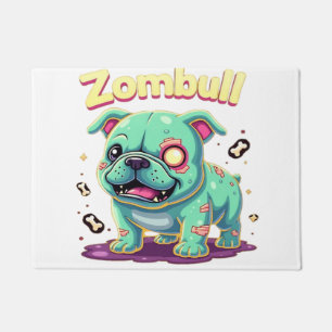 English Bulldog Zombie Dog Halloween Essential T-S Doormat