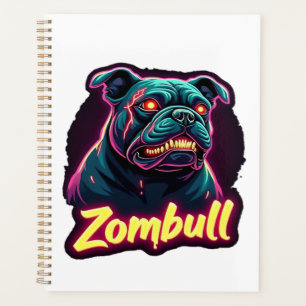 English Bulldog Zombie Dog Halloween Essential T-S Planner