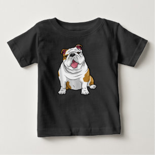 English Bulldogs Awesome Funny Bulldog Pups Dogs Baby T-Shirt