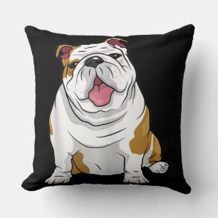 English Bulldogs Awesome Funny Bulldog Pups Dogs Cushion