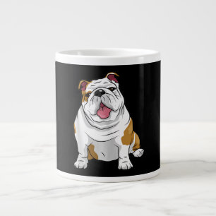 English Bulldogs Awesome Funny Bulldog Pups Dogs Large Coffee Mug