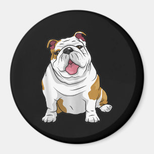 English Bulldogs Awesome Funny Bulldog Pups Dogs Magnet