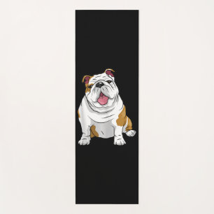English Bulldogs Awesome Funny Bulldog Pups Dogs Yoga Mat