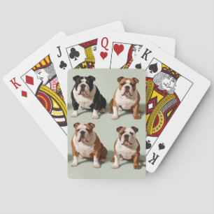 English Bulldog's Playing Cards