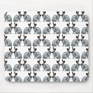 English Bunny Frenzy Mousemat