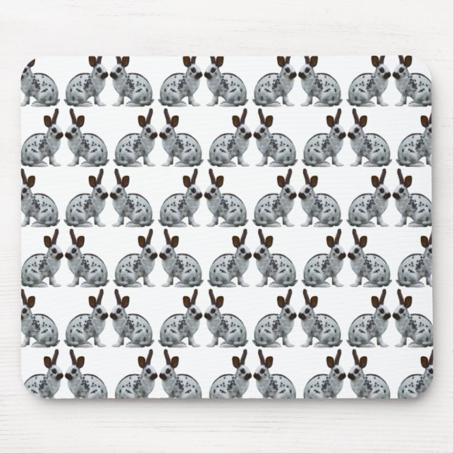 English Bunny Frenzy Mousemat (Front)