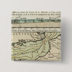 English Channel 15 Cm Square Badge