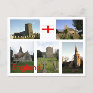 English Church Scenes - Customised - Customised Postcard