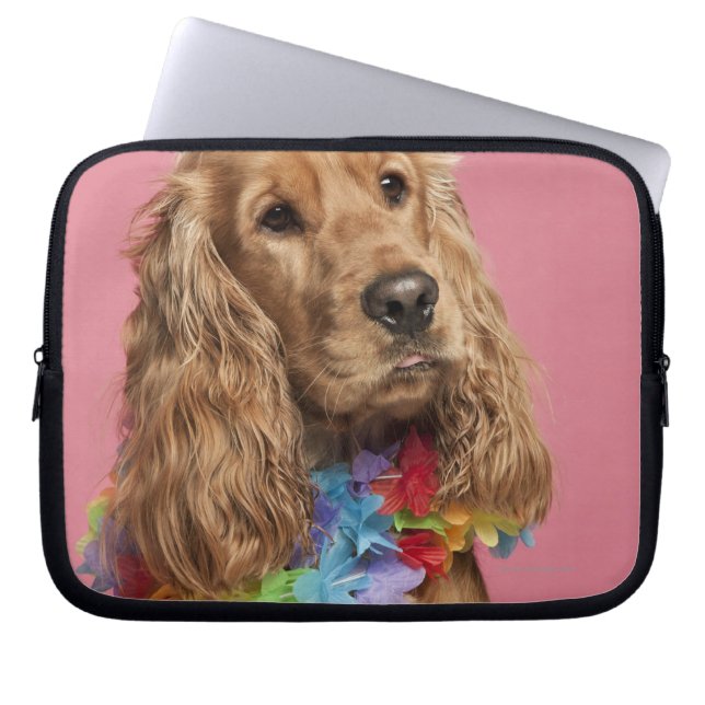 English Cocker Spaniel (10 months old) Laptop Sleeve (Front)