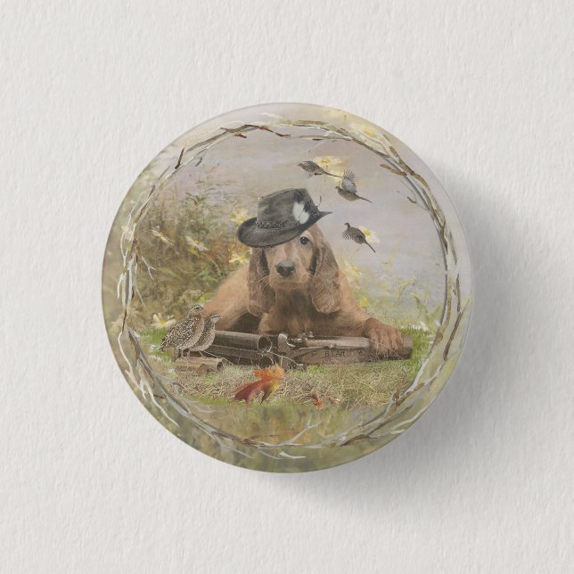 English Cocker Spaniel   3 Cm Round Badge (Front)