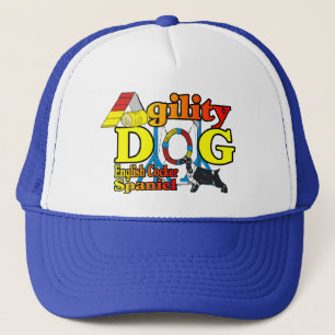 English Cocker Spaniel Agility Gifts Trucker Hat