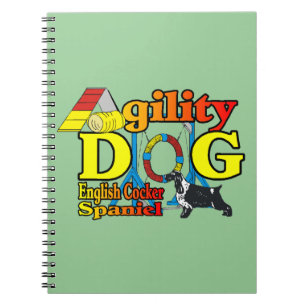 English Cocker Spaniel Agility Notebook