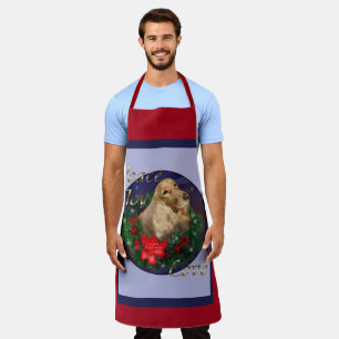 English Cocker Spaniel Christmas Apron