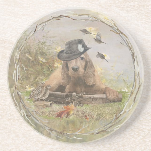 English Cocker Spaniel  Coaster (Front)