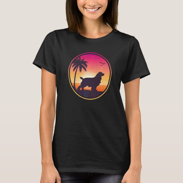 English Cocker Spaniel Dog Breed  5 T-Shirt (Front)