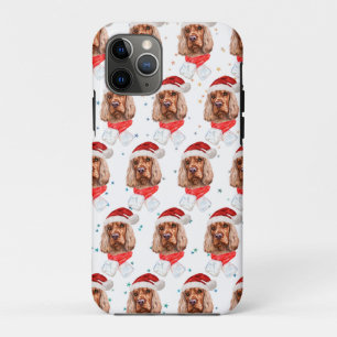 English Cocker Spaniel Dog Breed Christmas iPhone 11 Pro Case