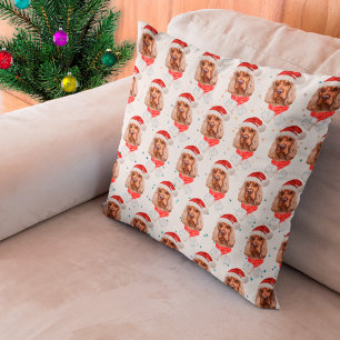 English Cocker Spaniel Dog Breed Christmas Cushion
