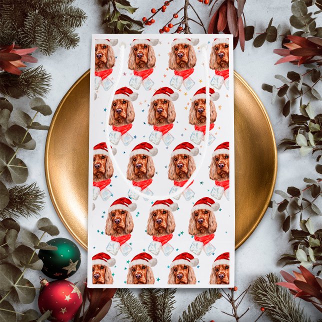 English Cocker Spaniel Dog Breed Christmas Small Gift Bag (Creator Uploaded)