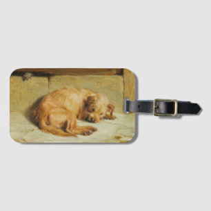 English Cocker Spaniel Dog (by Briton Rivière) Luggage Tag
