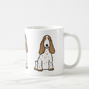 English Cocker Spaniel Dog Cartoon Coffee Mug