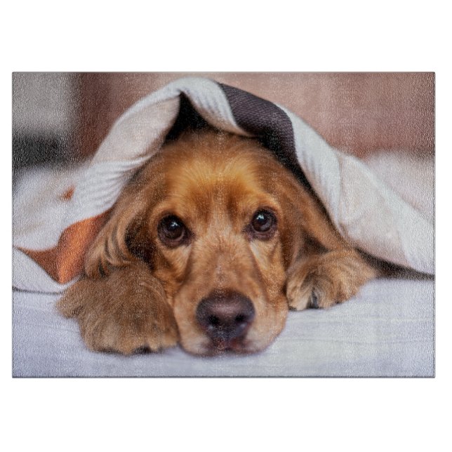 English Cocker Spaniel Dog Cutting Board (Front)