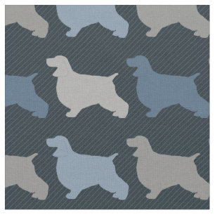 English Cocker Spaniel Fabric
