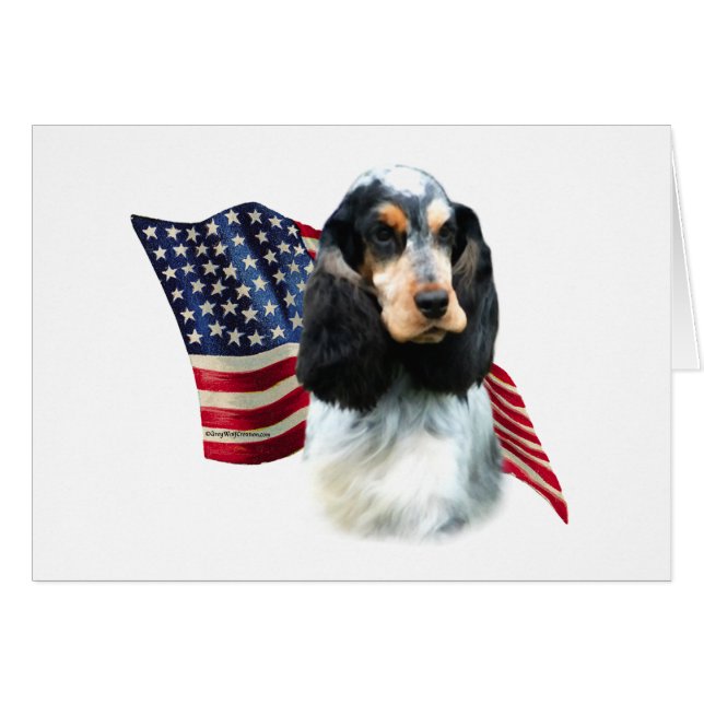 English Cocker Spaniel Flag (Front Horizontal)