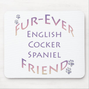 English Cocker Spaniel Furever Mouse Pad