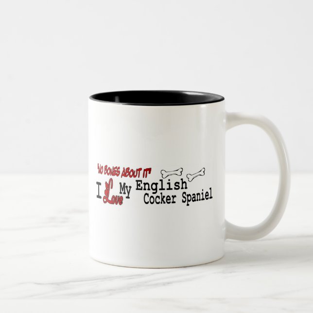English Cocker Spaniel (I Love) Mug (Right)