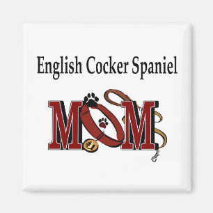 english cocker spaniel mum gifts magnet