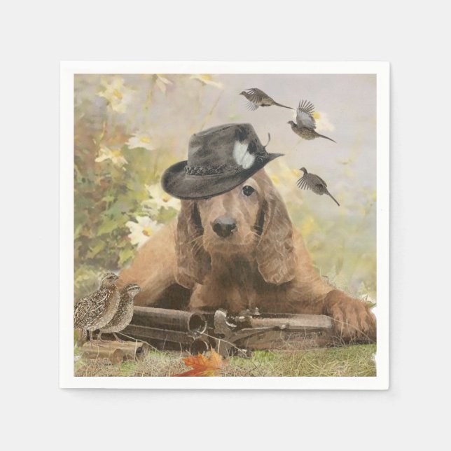 English Cocker Spaniel    Napkin (Front)