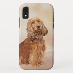 English Cocker Spaniel Painting - Original Dog Art Case-Mate iPhone Case
