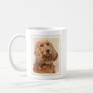 English Cocker Spaniel Painting - Original Dog Art Coffee Mug
