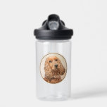 English Cocker Spaniel Painting - Original Dog Art Water Bottle<br><div class="desc">English Cocker Spaniel dog portrait, original painting. We specialise in cute and funny original art. Buy this for yourself or as a great gift for your English Cocker Spaniel loving friends. Be creative - click on CUSTOMIZE to add/remove/change text, resize the picture, change colours or anything else the customisation tool...</div>